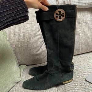 Tory Burch Black Suede boots